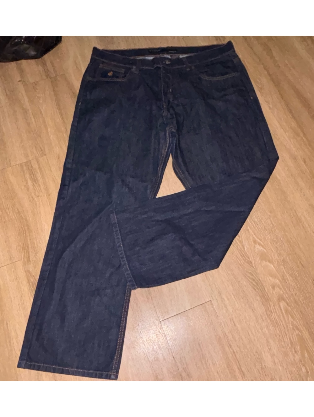 Vintage ROCAWEAR Original Fit Jeans 40x30 Baggy Y2K Streetwear Skater Blue A6